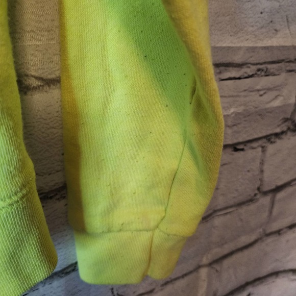 Justice Girls Sweatshirt Yellow with Raccoon on Front - Picture 4 of 5